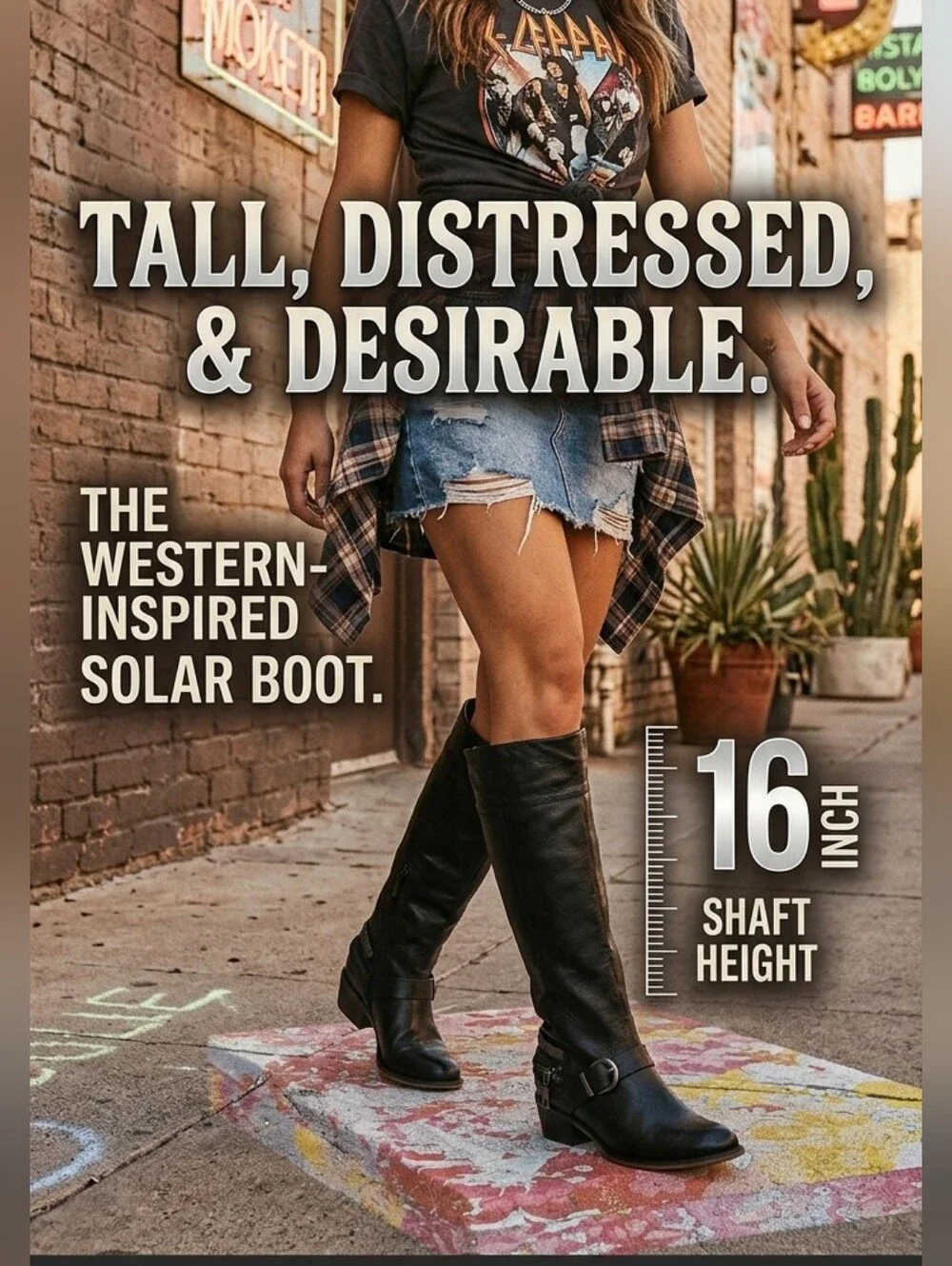 Chinese Laundry Western-Inspired Solar Boots
